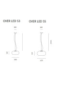 Prandina Over S3 / S5 LED Pendelleuchte